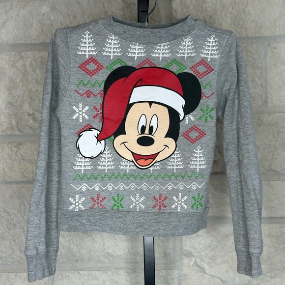 Disney Other - Disneys Mickeys Merry Christmas Sweatshirt Size 3T Micky Mouse Childs Unisex